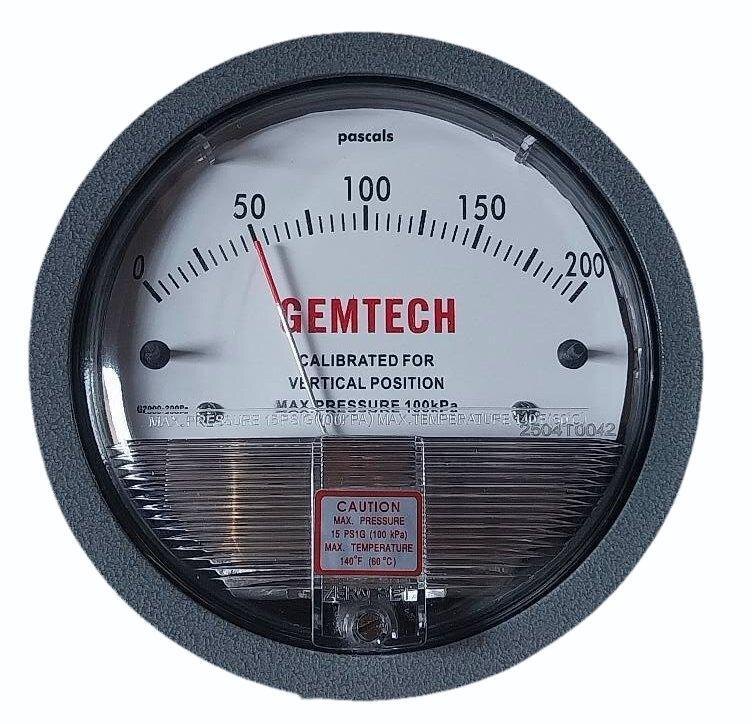 How A GEMTECH < Differential Pressure Gauge Works