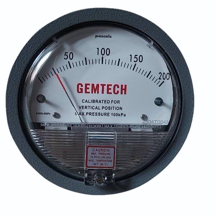 How A GEMTECH < Differential Pressure Gauge Works