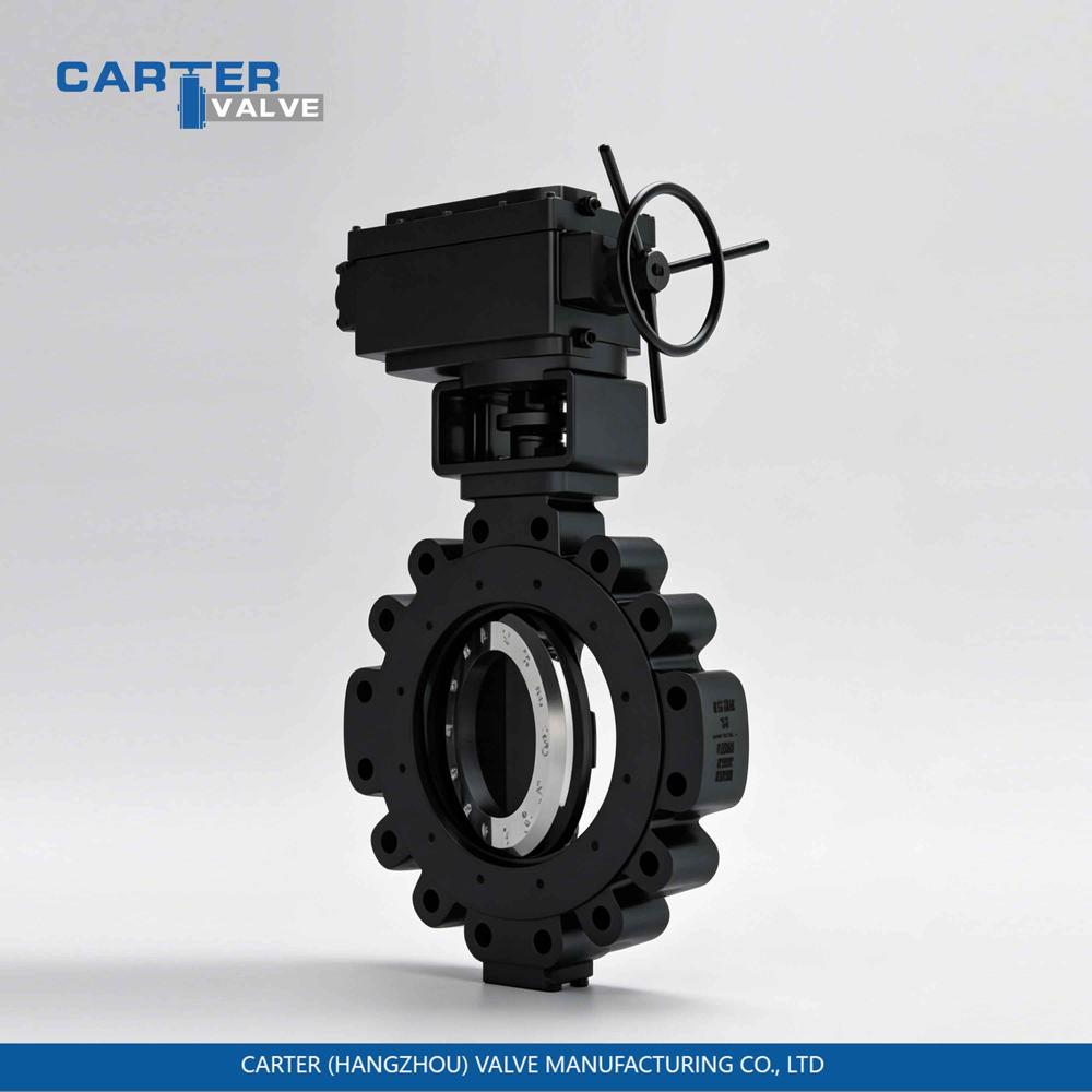 Steam Butterfly Valve / Triple Offset Butterfly Valve, Cast Steel, Flanged, Gear Operated, Metal Seated Triple Eccentric Structure, High Temperature Steam, API 609 Standard