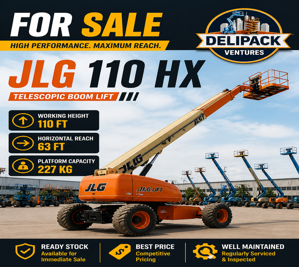 Jlg 110Hx Telescopic Boom Lift - Feature: 4-Wheel Drive