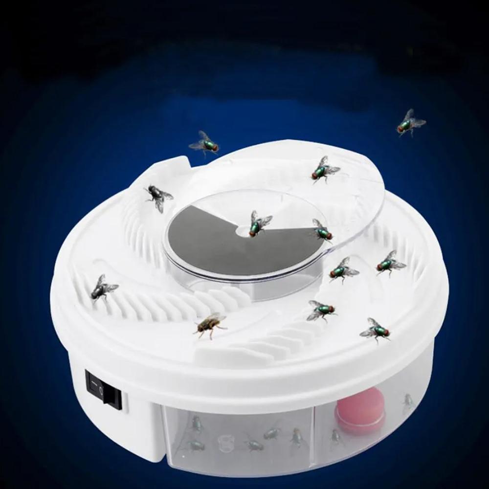 Electric Fly Trap Fly Trap Pest Device Insect Catcher Automatic Flycatcher Fly Trap - Color: Mix
