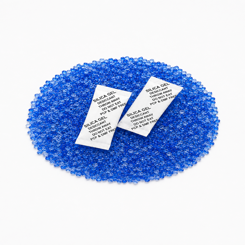 Silicagel Blue Crystal 1 Gm & 2 Gm Sachets - Chemical Name: Sio2