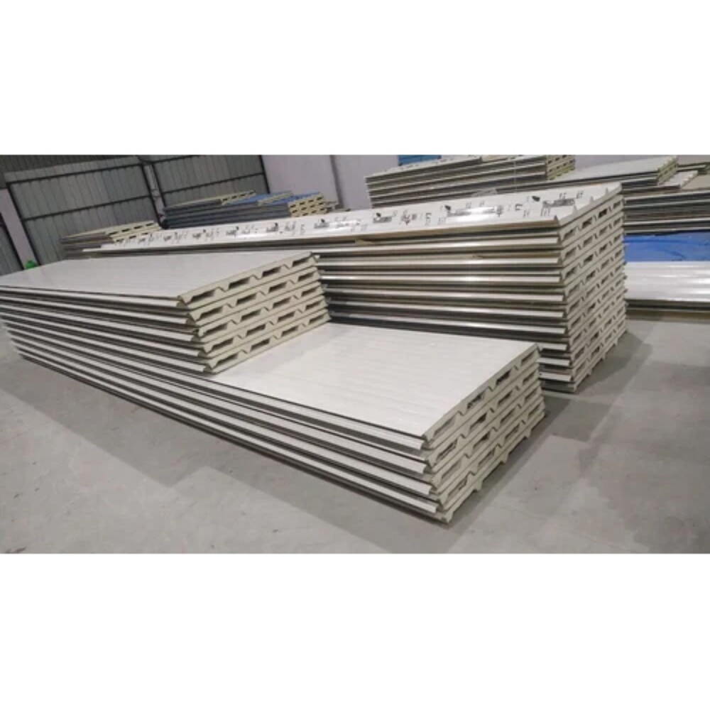 Puf Panel Roofing Sheet - Color: White