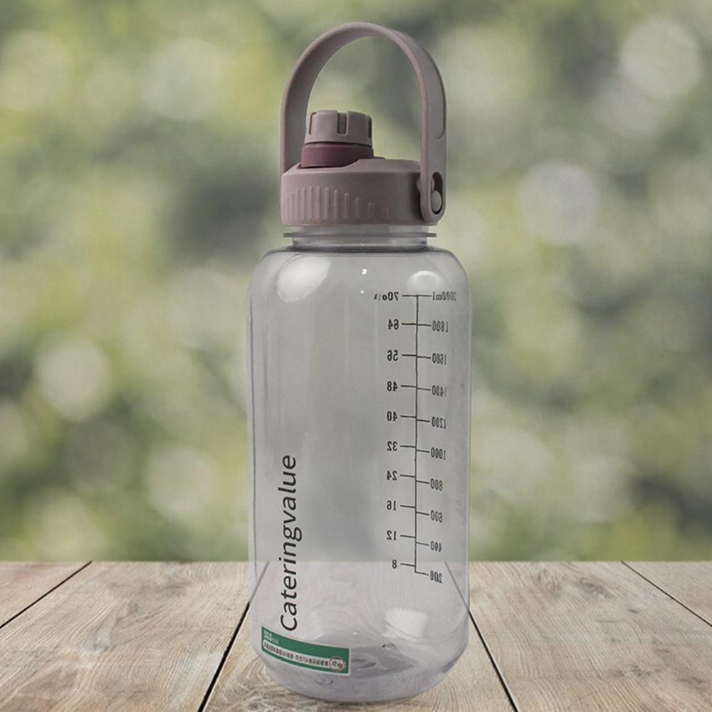 Plastic Water Bottle With Carry Handle (1 Pc / 2000 Ml) - Color: Mix