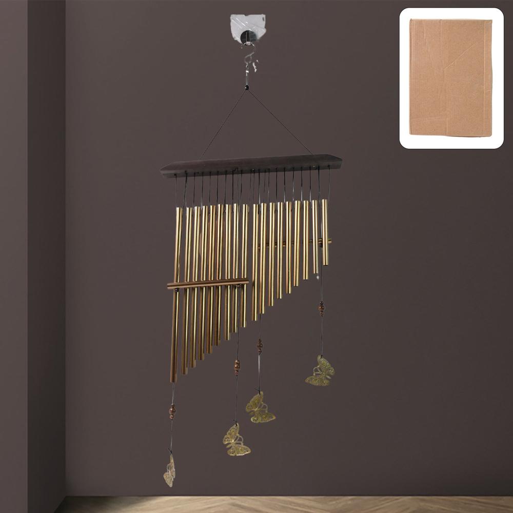 Mix Design Wind Chimes Outdoor Hanging Dragonfly Wind Chime for Outside (1 Pc)