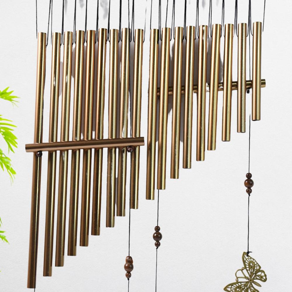 Mix Design Wind Chimes Outdoor Hanging Dragonfly Wind Chime for Outside (1 Pc)