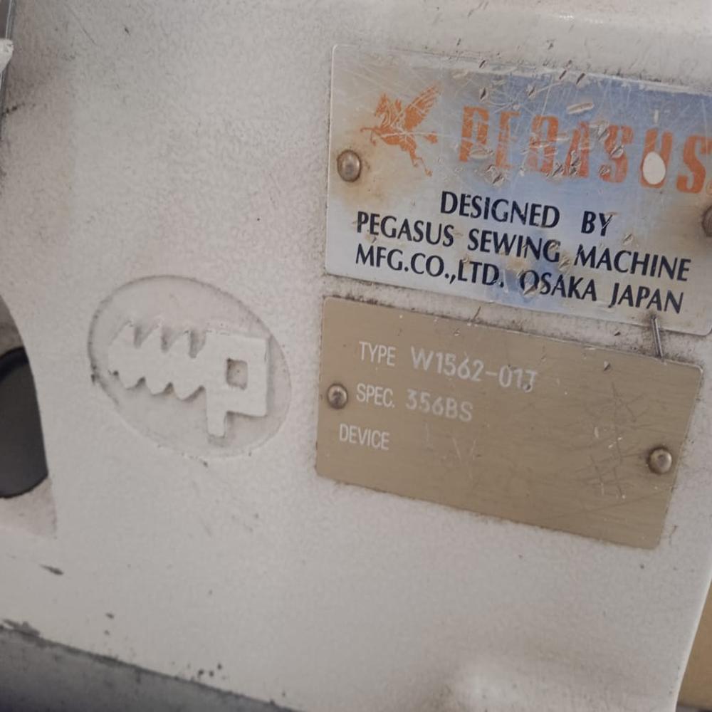 PEGASUS W1500 FLATBED FLATLOCK SEWING MACHINE