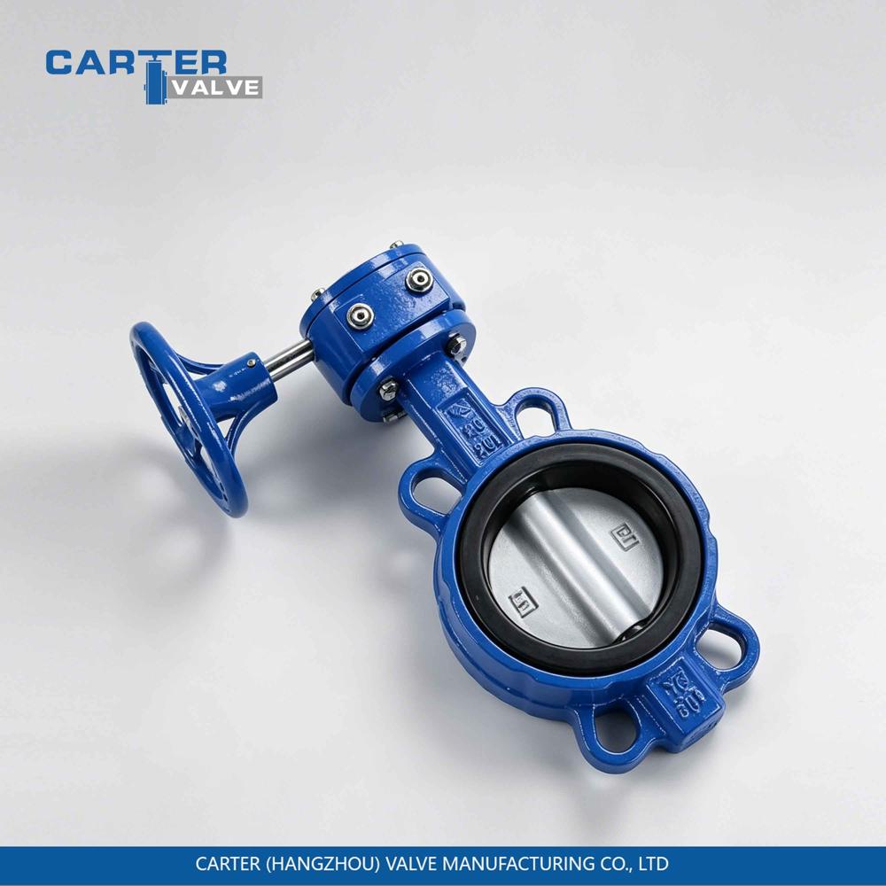 Butterfly Valve / Wafer Butterfly Valve, Carbon Steel, Wafer, Gear Operated, Soft Seated Structure, Water/Oil/Gas, API 609 Standard