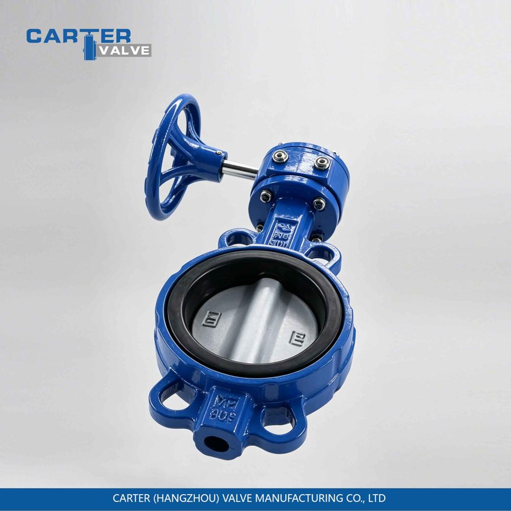 Butterfly Valve / Wafer Butterfly Valve, Carbon Steel, Wafer, Gear Operated, Soft Seated Structure, Water/Oil/Gas, API 609 Standard