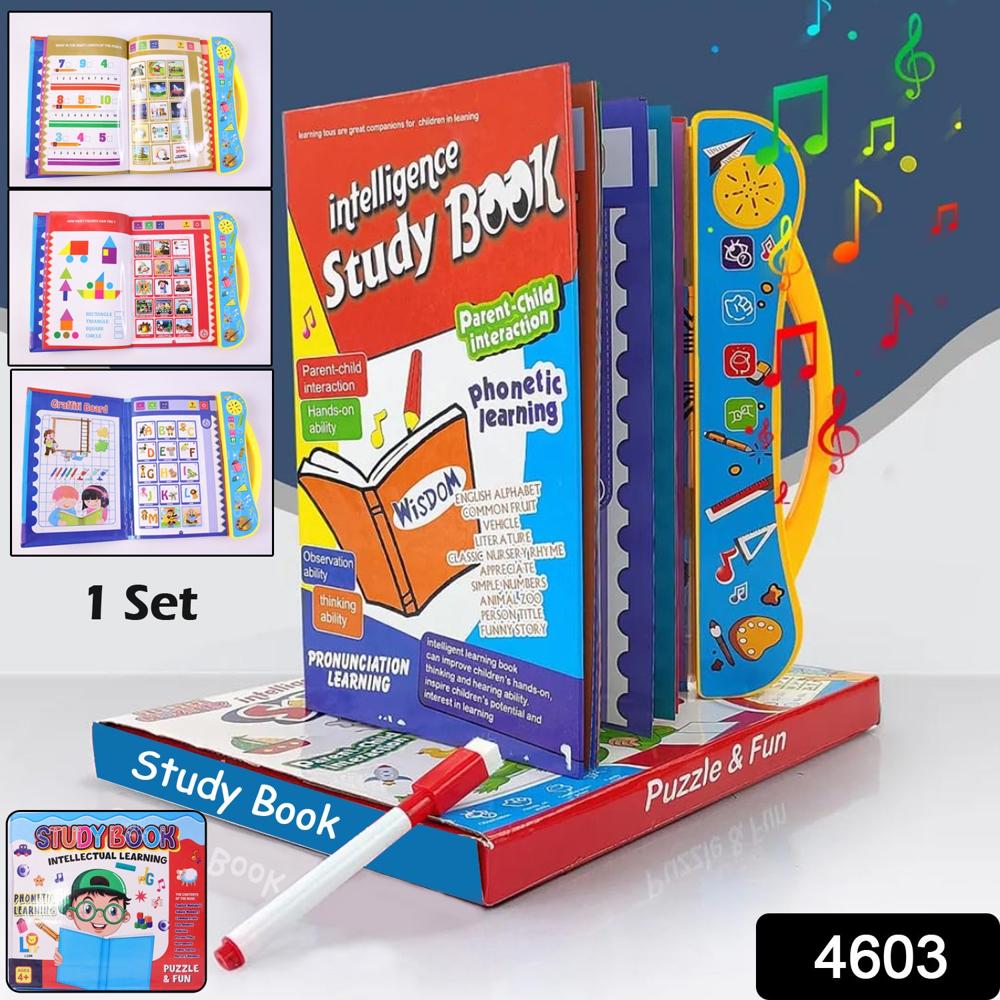 Musical Learning Study Book With Numbers, Letters - Color: Mix