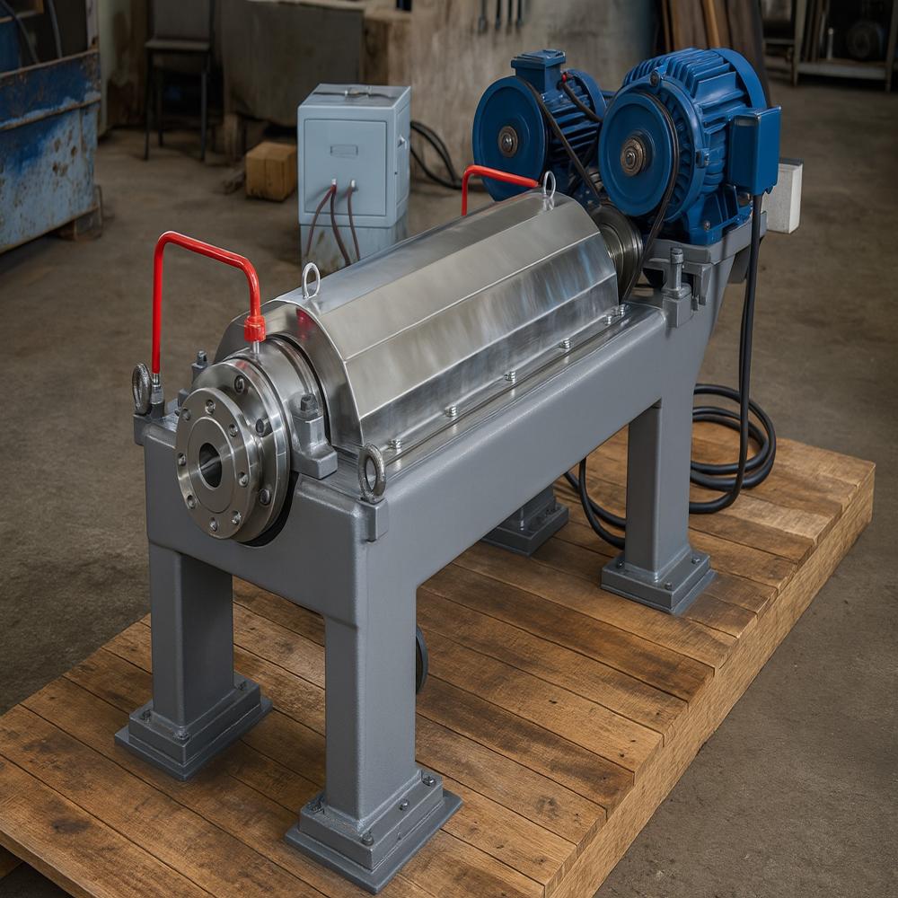 Service CETP SS316 Industrial Dewatering Decanter Centrifuge Press
