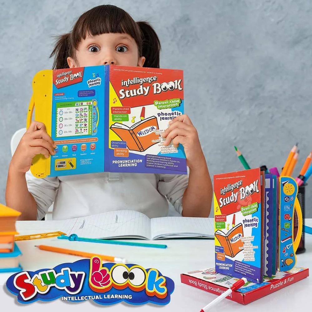 Musical Learning Study Book with Numbers, Letters
