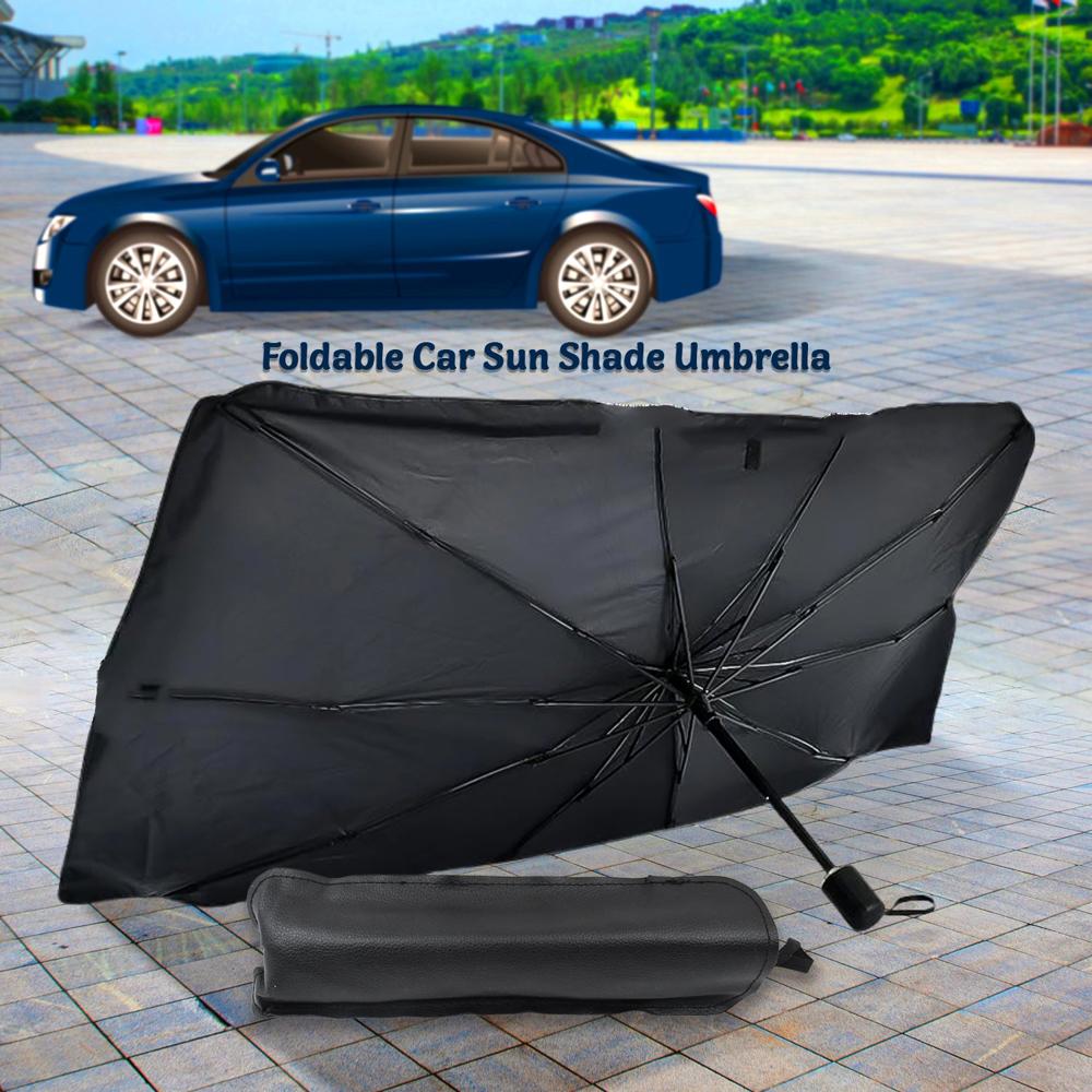 Windshield Umbrella Sun Shade Cover For Car (1 Pc) - Color: Mix