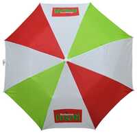 24.5 Inch Two Fold Umbrella - Pongee Polyester, 24.5 Inch, Assorted Colors | Windproof, Water-repellent, Rust-resistant 8-rib Steel Frame