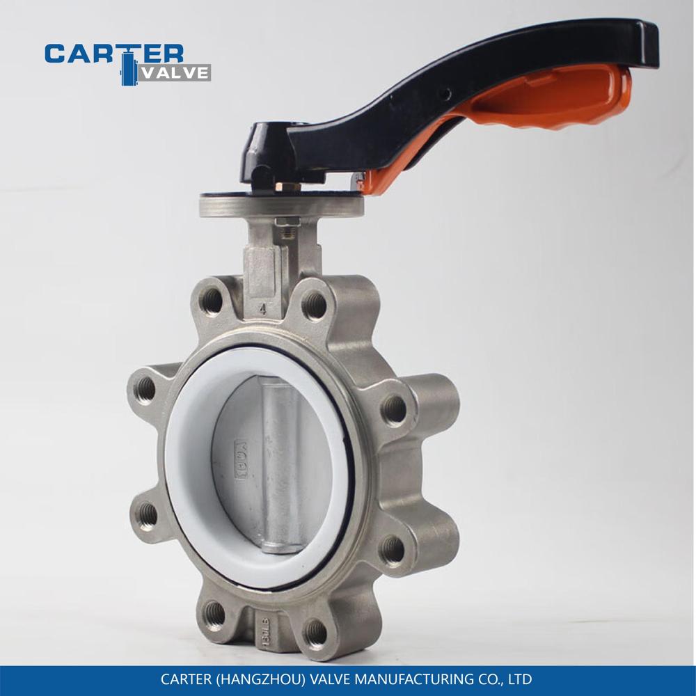 Butterfly Valve / Wafer Soft Seated Butterfly Valve, Stainless Steel / Cast Iron, Wafer, Manual Handle Operated, Soft Seal Slow Closing Structure, Water System, API 609 Standard