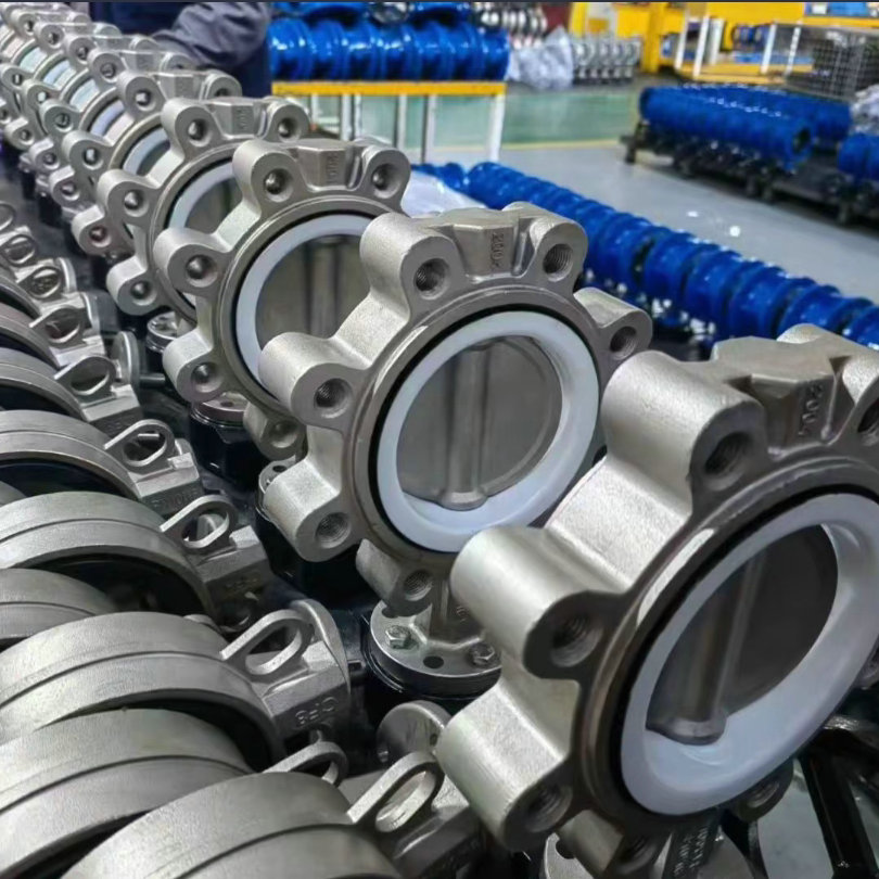 Lug Butterfly Valve / Lug Type Butterfly Valve, Ductile Iron, Lug, Manual Lever Operated, Soft Seated Structure, Water/Oil/Gas