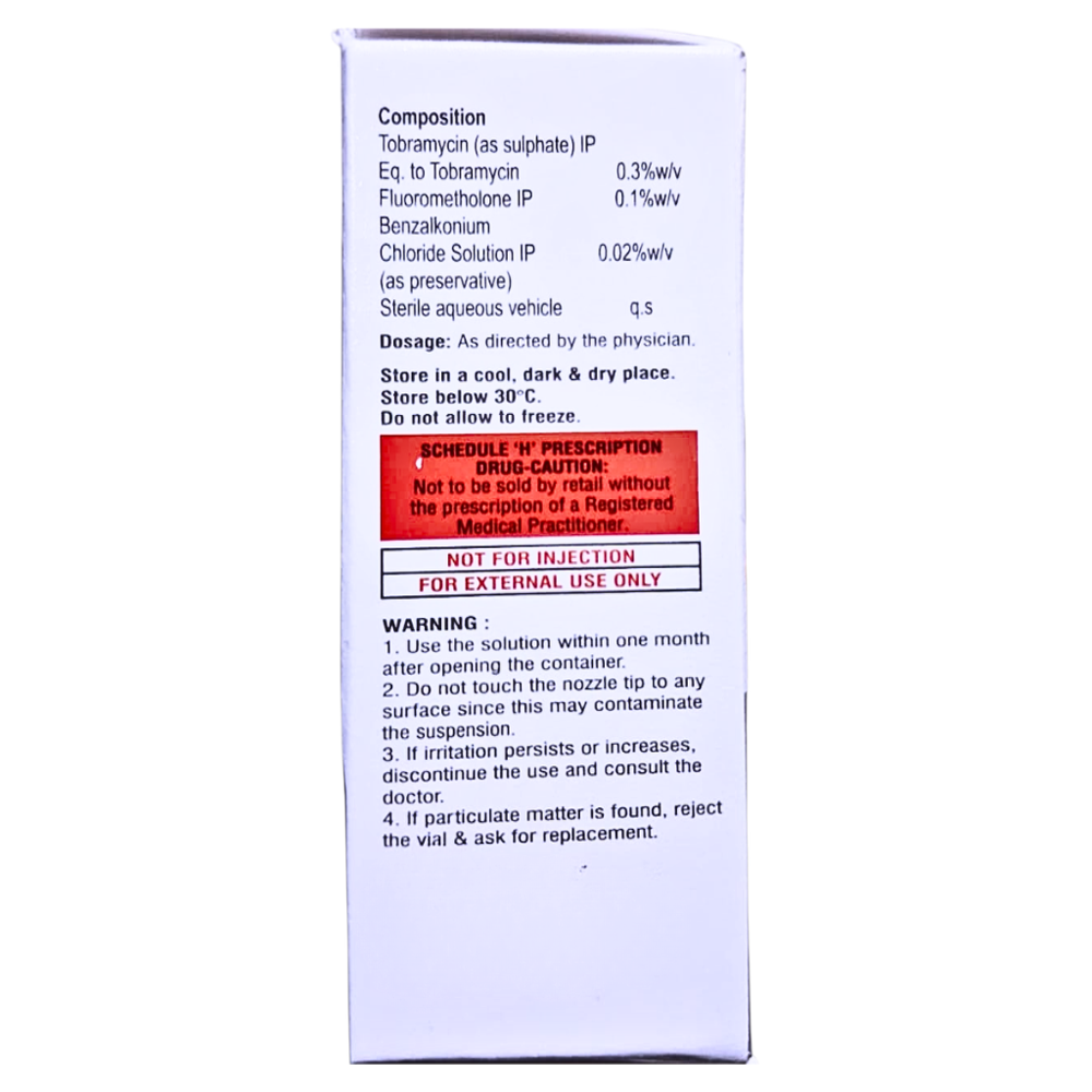 Tobramycin & Fluorometholone Ophthalmic Suspension