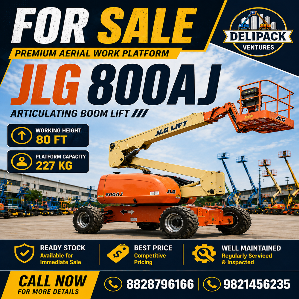 80 Feet Boom Lift (Genie & JLG)