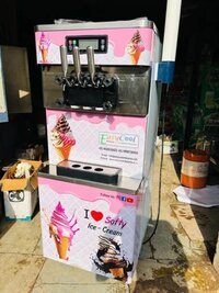 Softy Icecream Machine 2+1 - Color: Silver