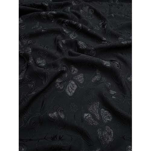 BLACK ROYAL EMBOSS JACQUARD FABRIC