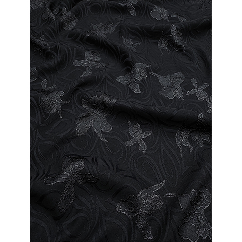 BLACK ROYAL EMBOSS JACQUARD FABRIC