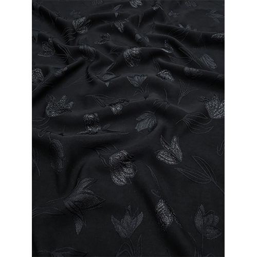 BLACK ROYAL EMBOSS JACQUARD FABRIC