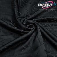 Black Emboss Jacquard Fabric