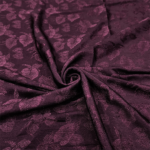 WINE ZOOM SHINER JACQUARD FABRIC