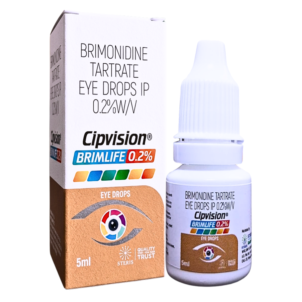 Brimonidine Tartrate Eye Drops IP 0.2 W/V
