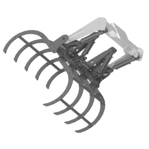 Multi Purpose Grab Attachment - Application: Plywood Industry