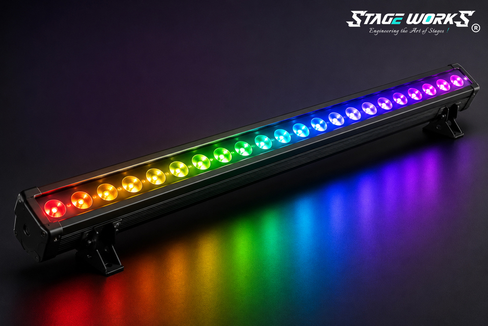 Auditorium RGB Curtain LED Bar Light for Backdrops