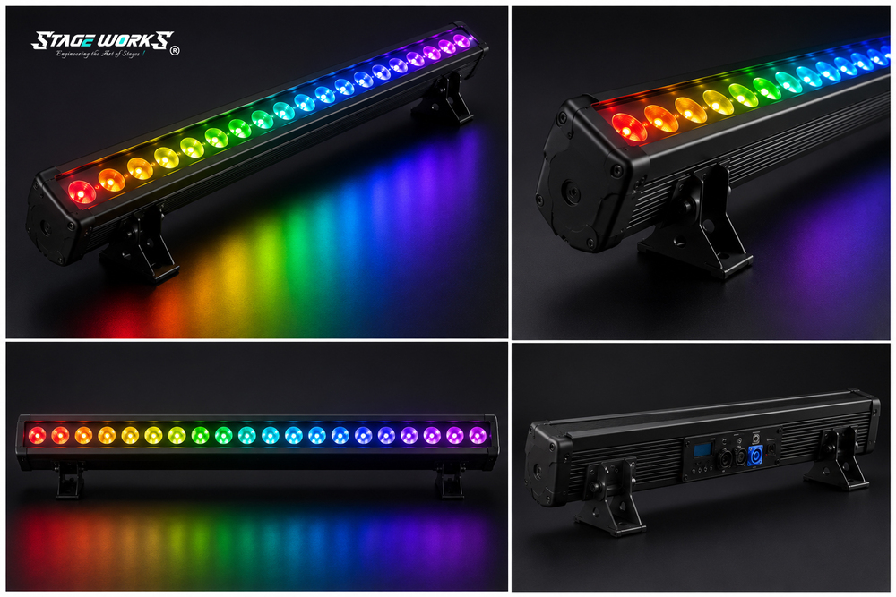 Auditorium RGB Curtain LED Bar Light for Backdrops