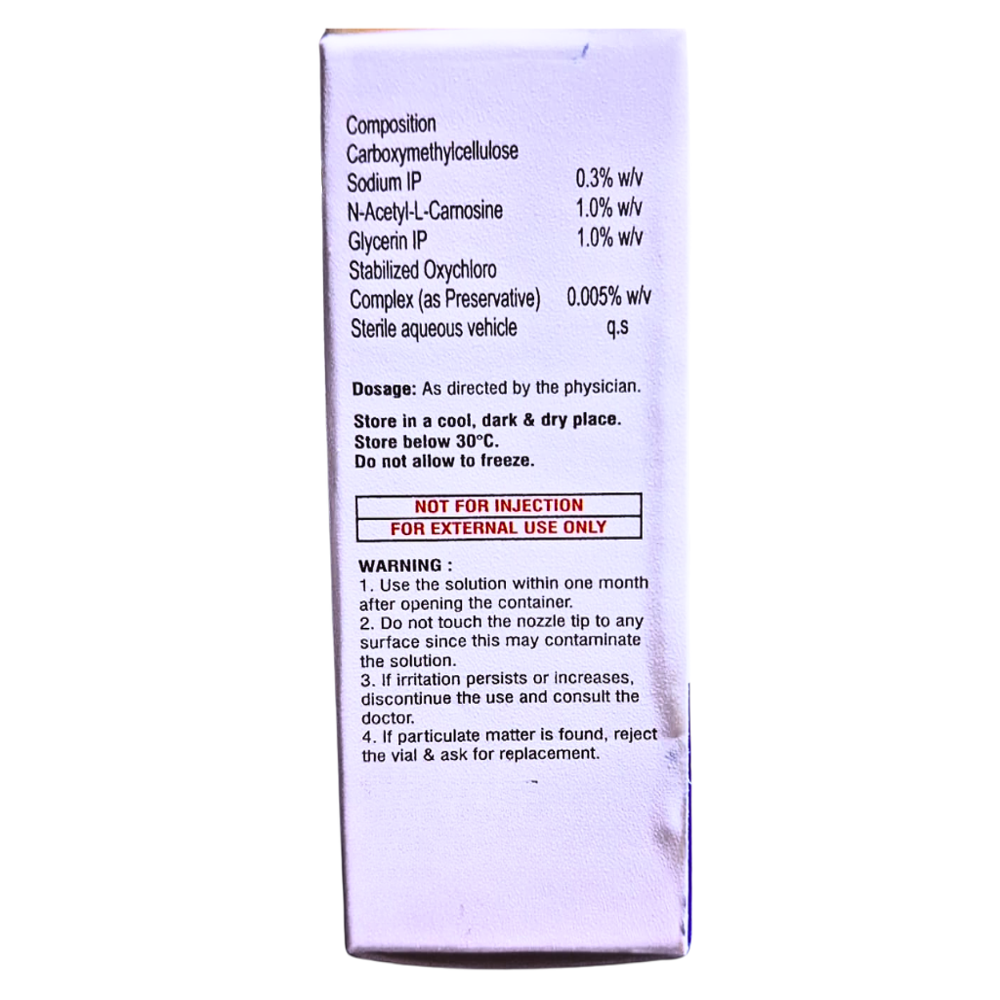 Carboxy-Methylcellulose,N-Acetyl-L-Carnosine & Glycerin Eye Drops