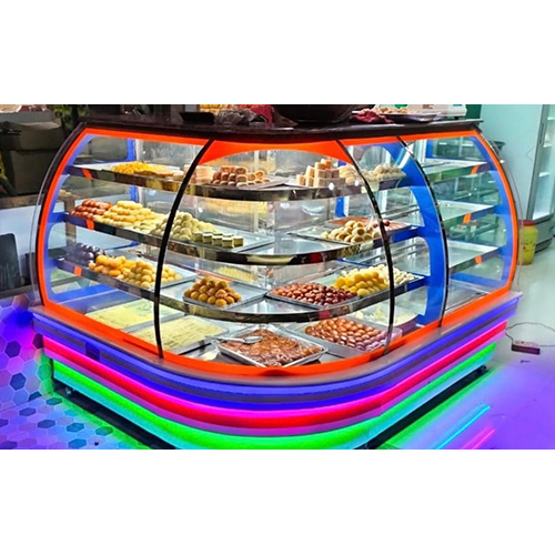 Metal SS Glass  Display Counter