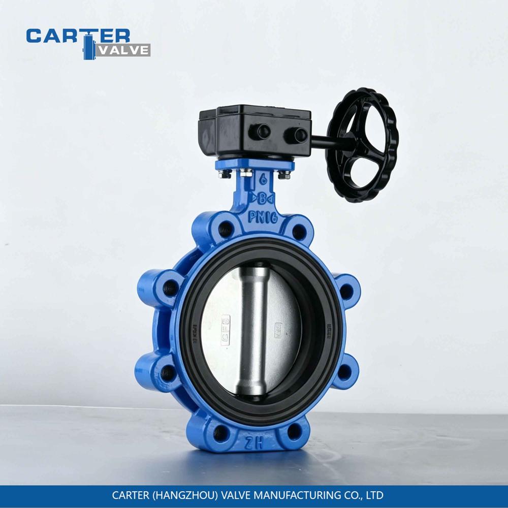 Centerline Butterfly Valve / Concentric Butterfly Valve, Ductile Iron, Wafer, Manual Lever Operated, Soft Seated Concentric Structure, Water/Oil/Gas, API 609 Standard