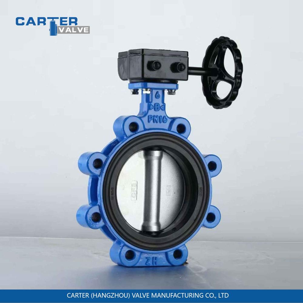Centerline Butterfly Valve / Concentric Butterfly Valve, Ductile Iron, Wafer, Manual Lever Operated, Soft Seated Concentric Structure, Water/Oil/Gas, API 609 Standard