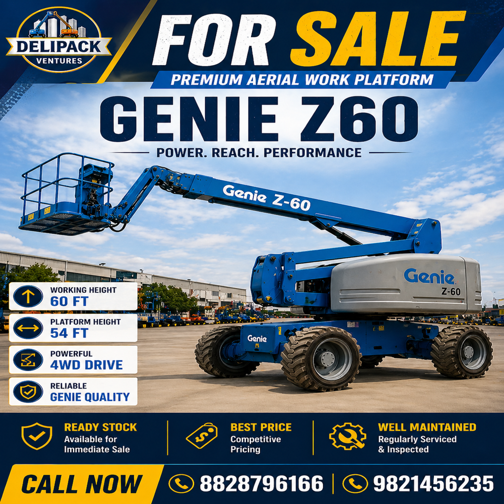 60 Feet Boom Lift (Genie & JLG)