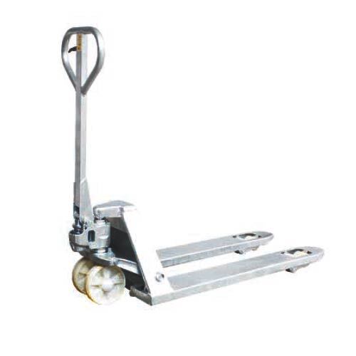 Stainless Steel Pallet Truck - SS304/SS316, 1530x550 mm, 2500 Kg Capacity | Corrosion Resistant, Hygienic Design, Manual Operation