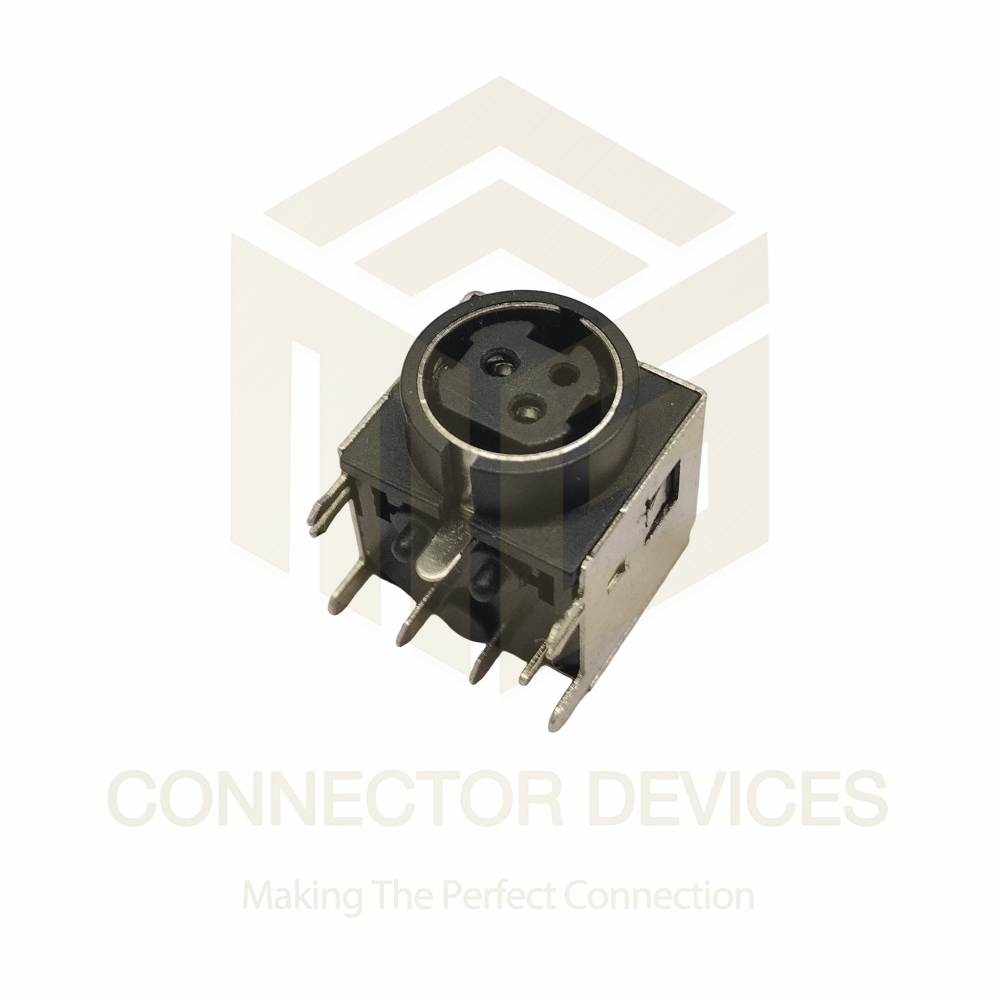 Power Din Female Right angle