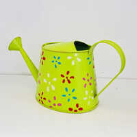 104 Plants Watering Can - Plastic 2l Green, Ergonomic Handle, Detachable Spout, Uv Resistant, Leak-proof