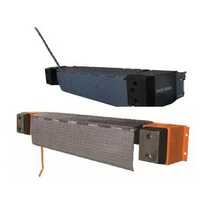 Edge Dock Leveler - High-strength Steel, Blue/black, 10 Ton Capacity | Manual Lever, Anti-skid Surface, Locking Mechanism