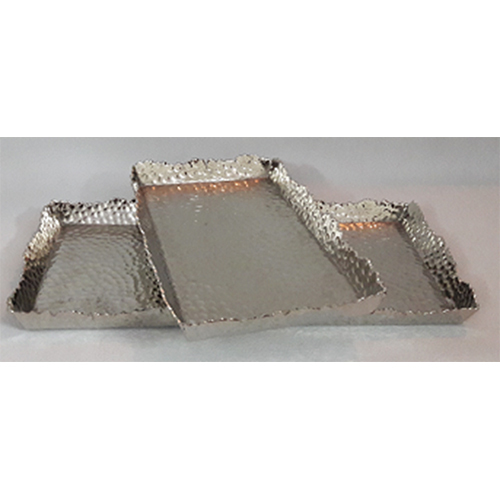 Nickle Plated Tray - Color: Silver