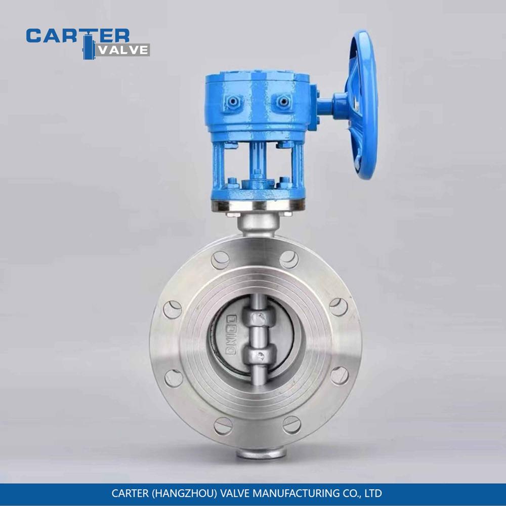 Metal Seated Butterfly Valve / Triple Offset Butterfly Valve, Cast Steel, Flanged, Gear Operated, Metal Seated Triple Eccentric Structure, Steam/Gas/Oil, API 609 Standard