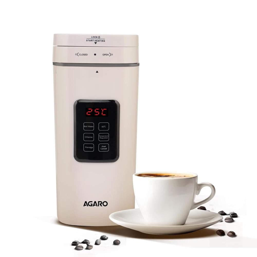 AGARO Delite Portable Electric Kettle, 500 Ml, Fast Boiling, Adjustable Temperature(34146)