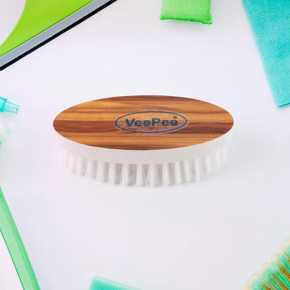 VeePee Oval Cloth Washing Brush Set (4 Pc)