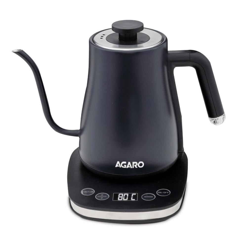 AGARO Grand Electric Goose Neck Kettle, 800ml, Adjustable Temperature Settings, Keep Warm Function, Fast Boiling(33900)