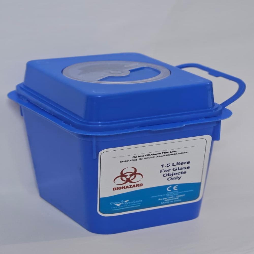 Sharp Container 1.5 L - Color: White Yellow Blue
