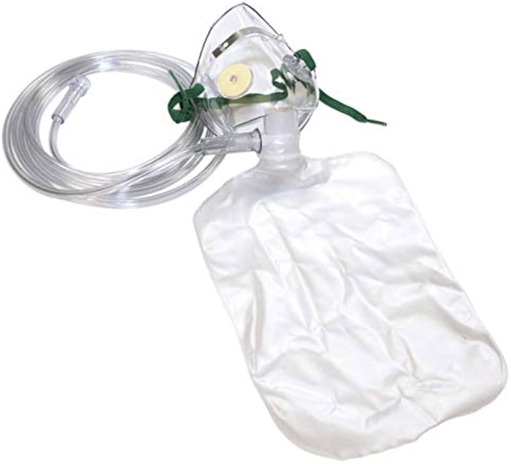 High Concentration Oxygen Mask with Reservoir Bag Enhance Breathing Comfort