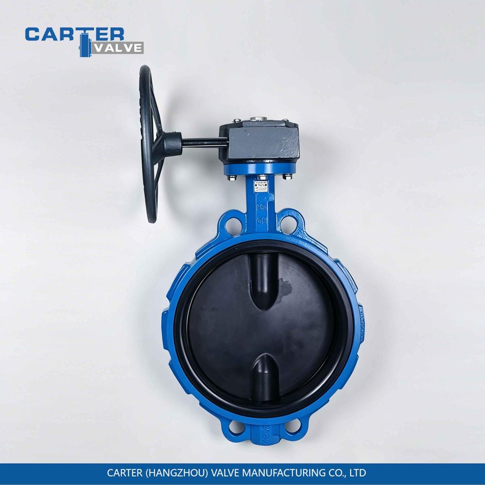 Cast Iron Butterfly Valve / Wafer Butterfly Valve, Cast Iron, Wafer, Manual Lever Operated, Soft Seated Structure, Water System, API 609 Standard