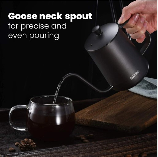 AGARO Elite Goose Neck Kettle Electric Kettle  600ml(33898)